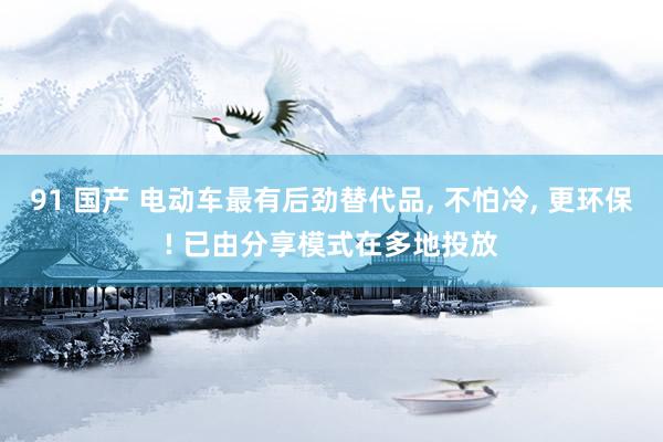 91 国产 电动车最有后劲替代品， 不怕冷， 更环保! 已由分享模式在多地投放